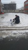 太阳能路灯亮化·雪天施工