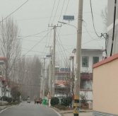新农村建设·薛城太阳能路灯安装亮化