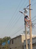 太阳能一体化路灯支臂路灯安装