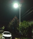 徐州太阳能路灯亮化工程现场实拍照明效果图